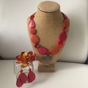 🌺🌺Tropical Necklace & Earring Set🌺🌺